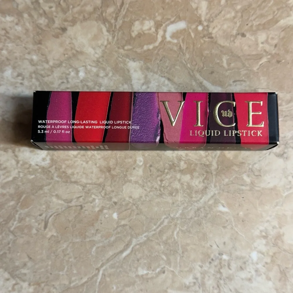 Urban Decay Vice Liquid Lipstick Trap Queen Red Metallized NIB